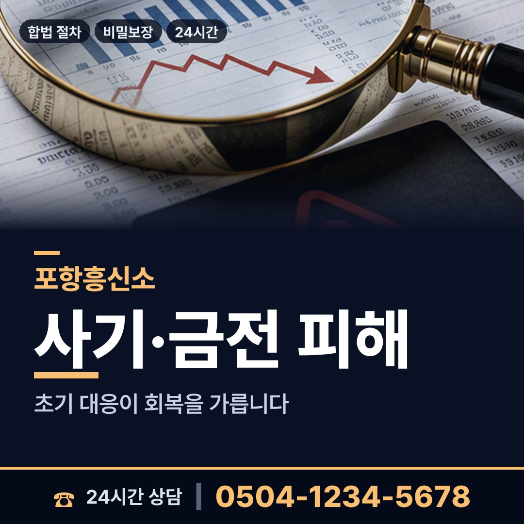 포항 죽도동 피해자모임 상담 안내